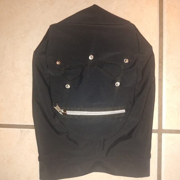 Halloween Pipedream BDSM Gimp Mask Zipper Mouth - Picture 3 of 6